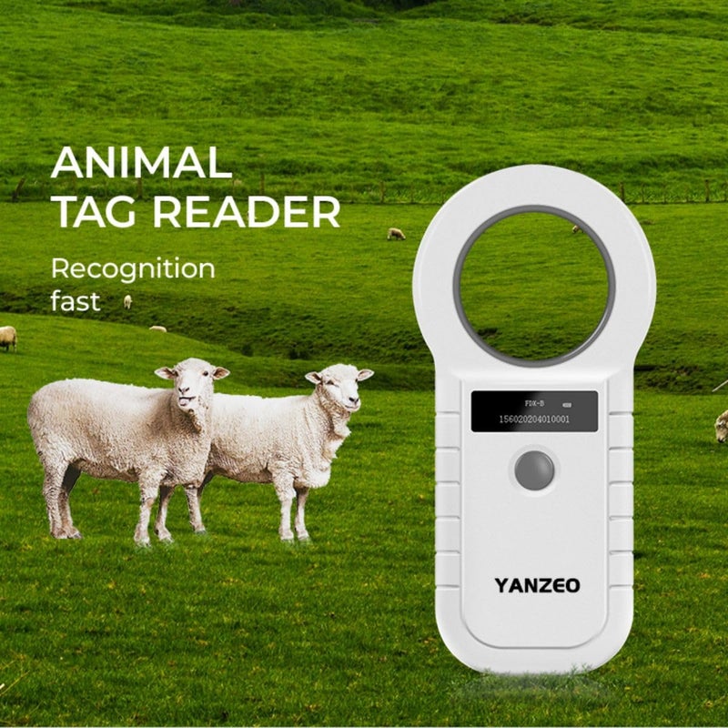 Yanzeo Pet Microchip Reader 134.2KHz/125KHz 15 Digits Pet Microchip Scanner for Dogs Cats FDX-B (ISO 11784/11785) - Image 2