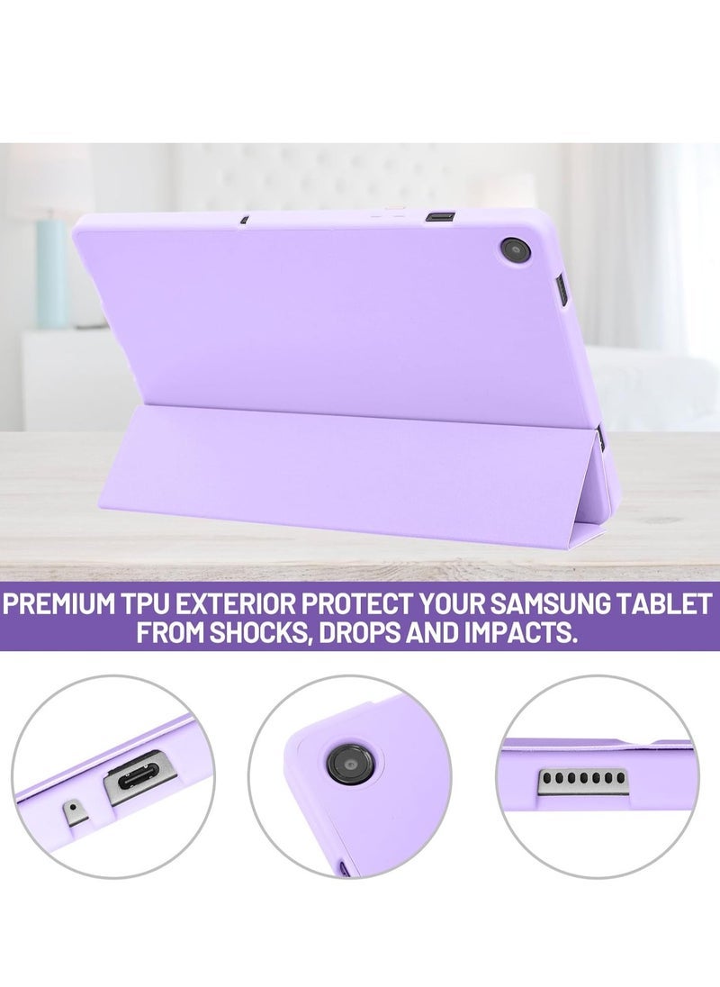 Gravity Case for Samsung Galaxy Tab A9+ / A9 Plus 11 Inch 2023 – Thin Folio Stand Tablet Protective Case, Auto Wake/Sleep, Multi-Angle Viewing, Lightweight and Durable, Purple Color for Full Protection - Image 4