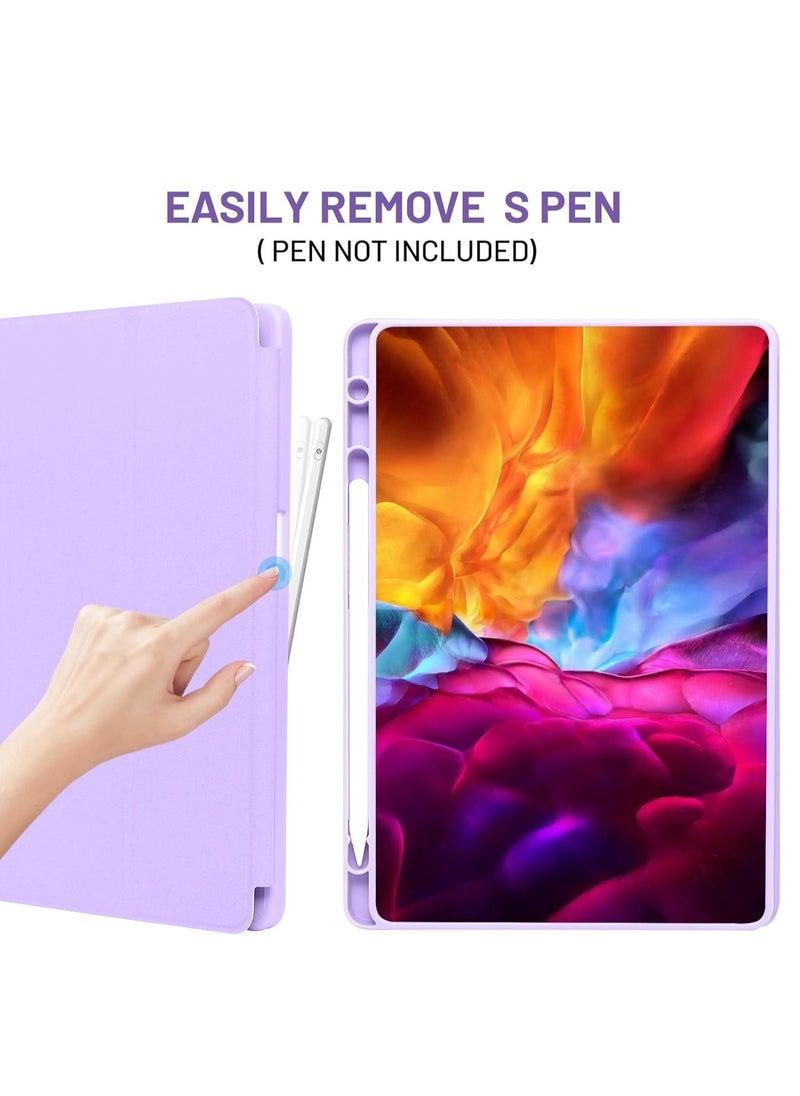 Gravity Case for Samsung Galaxy Tab A9+ / A9 Plus 11 Inch 2023 – Thin Folio Stand Tablet Protective Case, Auto Wake/Sleep, Multi-Angle Viewing, Lightweight and Durable, Purple Color for Full Protection - Image 2