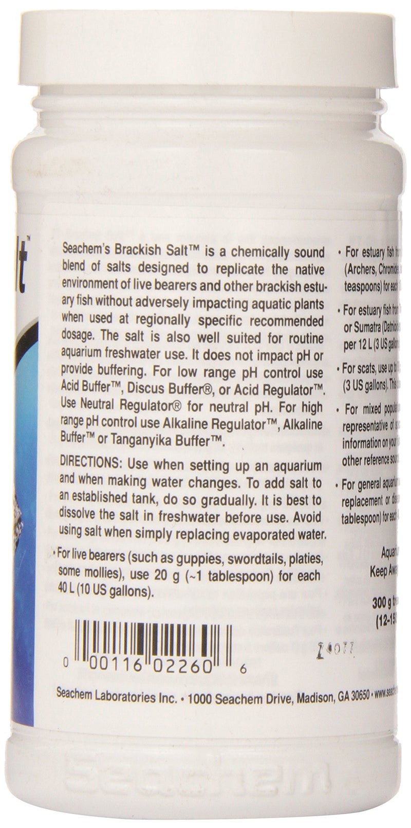 Seachem Brackish Salt, 300 g / 10.6 oz - Image 2