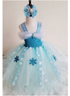Daddy's Angel Frozen Elsa Princess Costume For Girls  - Image 1