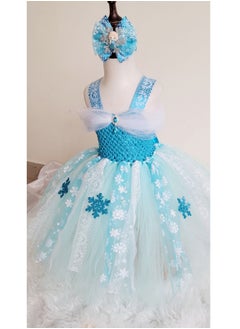 Daddy's Angel Frozen Elsa Princess Costume For Girls  - Image 5