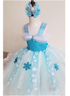 Daddy's Angel Frozen Elsa Princess Costume For Girls  - Image 2