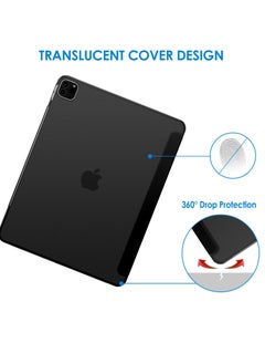 Jetech Case for iPad Pro 12.9 Inch Compatible with Pencil Cover Auto Wake Sleep Black  - Image 3