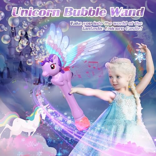 Dolanus Bubble Wands for Kids Toys Ages 38 Year Old Unicorn Toys Princess Wand Toddler Girl Toy Age 3 45 6 Years Old Outdoor Party Birthday Gifts for 3 4 5 6 7 8 Year Old - Image 5