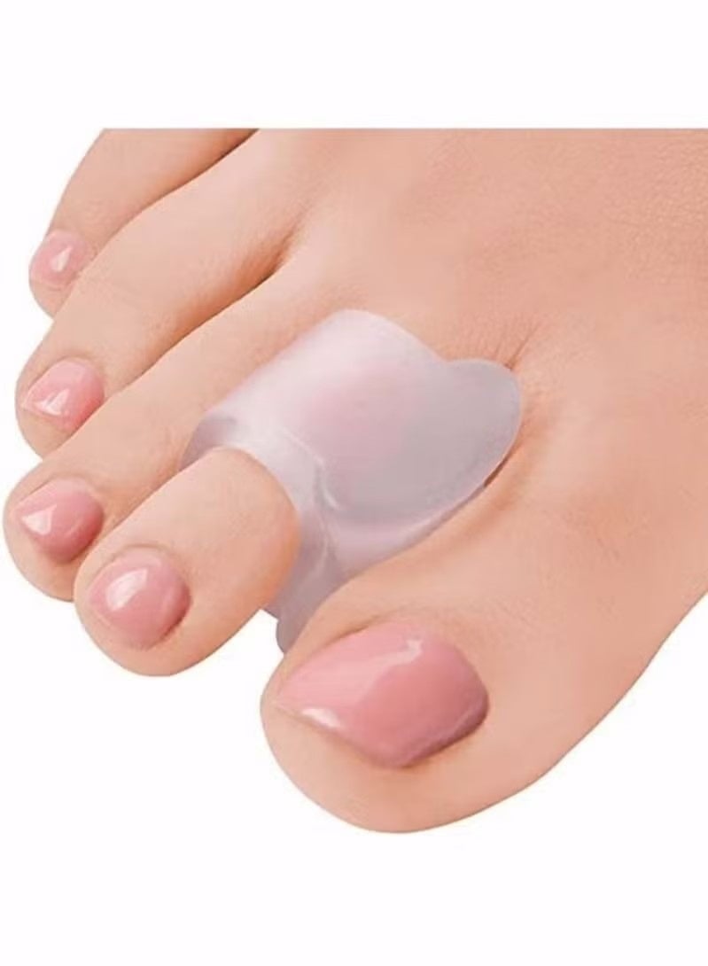 4 Pack Toe Spacer,Gel Applicator,Correction of Crooked Toes,Bunion Braces Bunion Relief Pads for Overlaps Hallux Valgus,Yog - Image 1