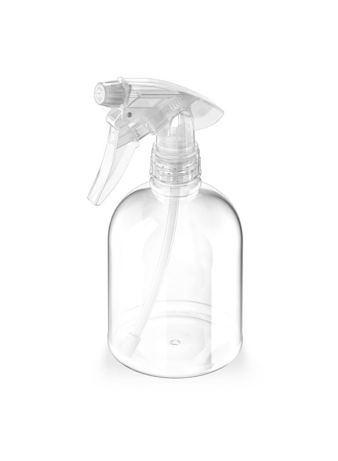 Bar5F Plastic Spray Bottle, 16 oz | Leak Proof, Empty, Clear, Trigger Handle, Adjustable Fine to Stream Output, Refillable, Heavy Duty Sprayer for Hair Salons & Spas, Household Cleaners, Cooking - Image 1