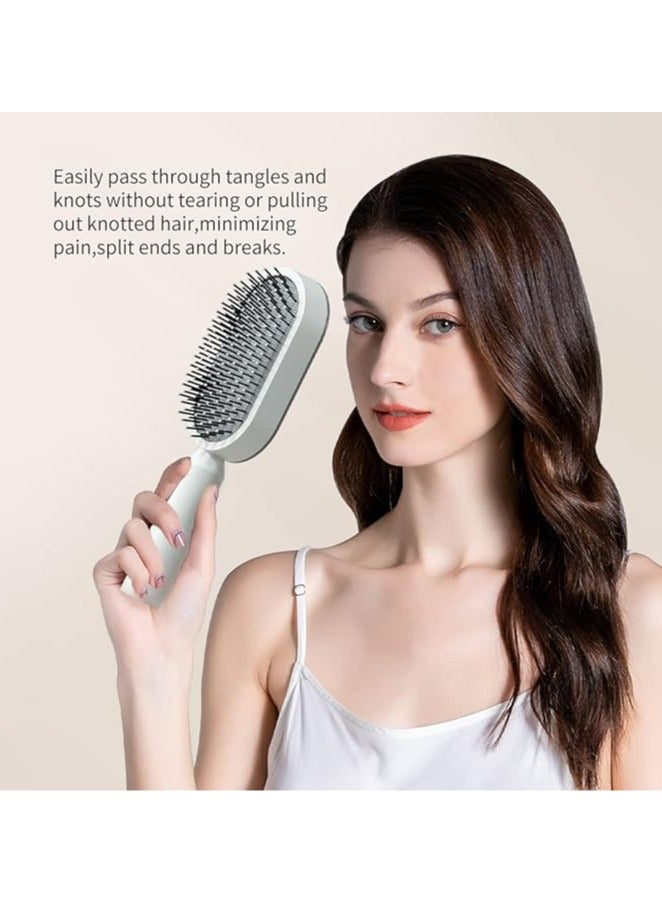 عام فرشاة الشعر مع دعامة - فرشاة الشعر بوسادة لفك التشابك - فرشاة الشعر بقضيب سميك/مجعد/طويل/قصير - فرشاة فك التشابك لعروض الرجال والنساء بشعيرات نايلون. - Image 5