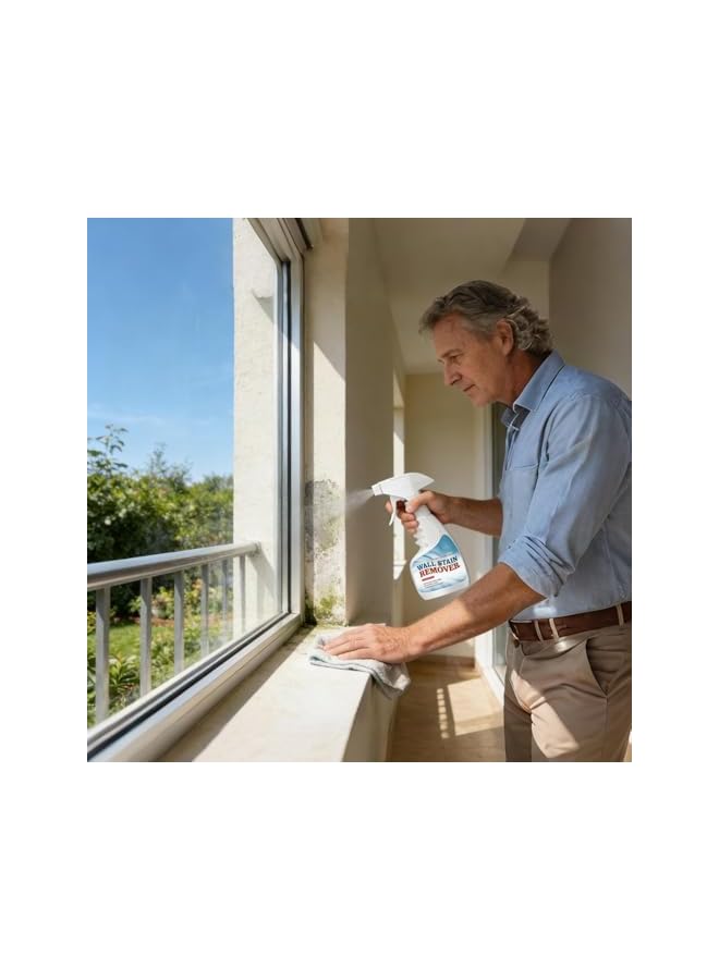 Wall Stain Remover, Ceiling Mold Remover,120ml Mold Stain Cleaner,Shower Wall Cleaner - for Shower Kitchen Toilet Sink Bathtub Household Bathroom Ceiling - Image 2