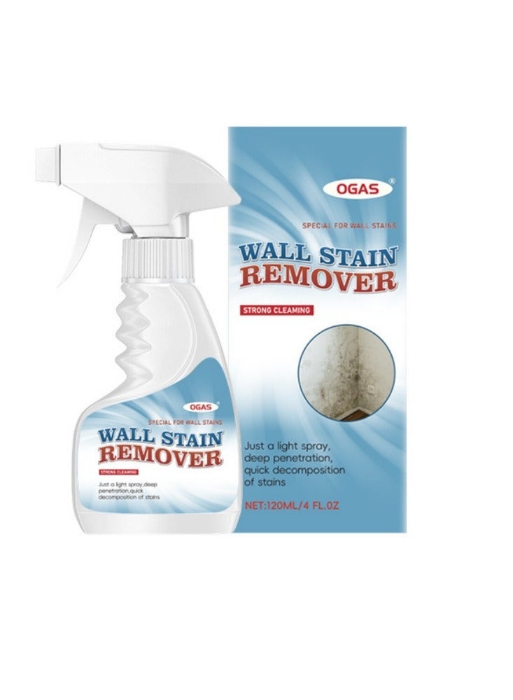 Wall Stain Remover, Ceiling Mold Remover,120ml Mold Stain Cleaner,Shower Wall Cleaner - for Shower Kitchen Toilet Sink Bathtub Household Bathroom Ceiling - Image 1