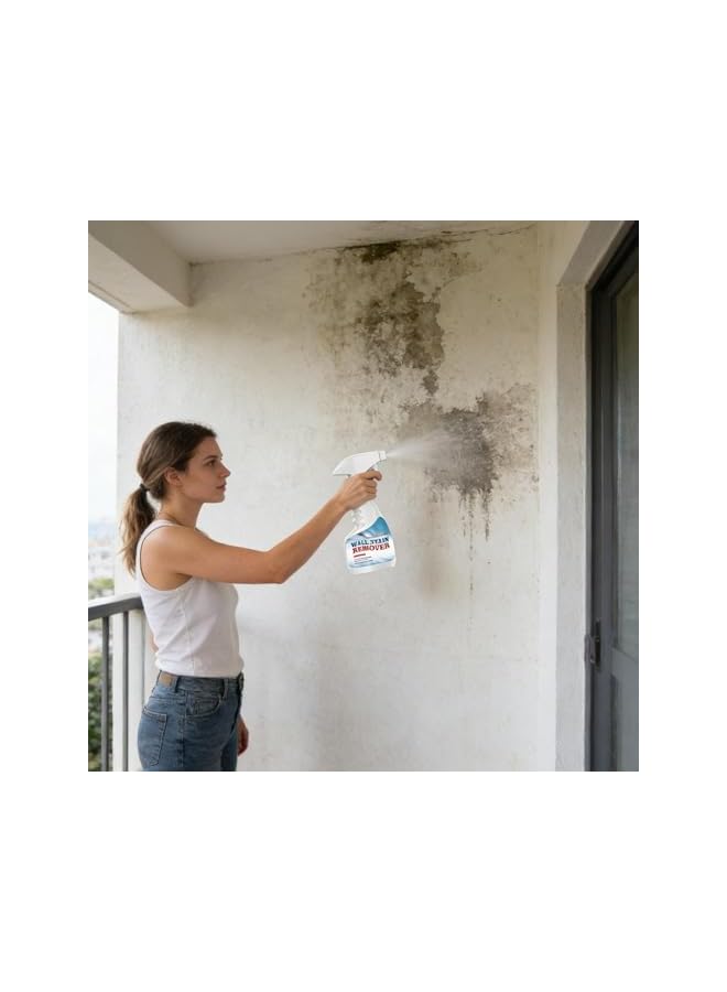 Wall Stain Remover, Ceiling Mold Remover,120ml Mold Stain Cleaner,Shower Wall Cleaner - for Shower Kitchen Toilet Sink Bathtub Household Bathroom Ceiling - Image 3