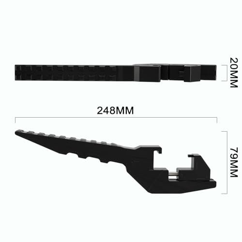 USTPO Motorcycle Passenger Foot Pegs Extender Footpegs CNC Universal for KLX CRF TTR PW DRZ KX KLR MX SSR E-Bike 50-450cc Dirt Pit Bike - Image 2