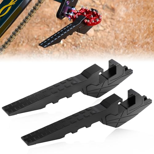 USTPO Motorcycle Passenger Foot Pegs Extender Footpegs CNC Universal for KLX CRF TTR PW DRZ KX KLR MX SSR E-Bike 50-450cc Dirt Pit Bike - Image 1