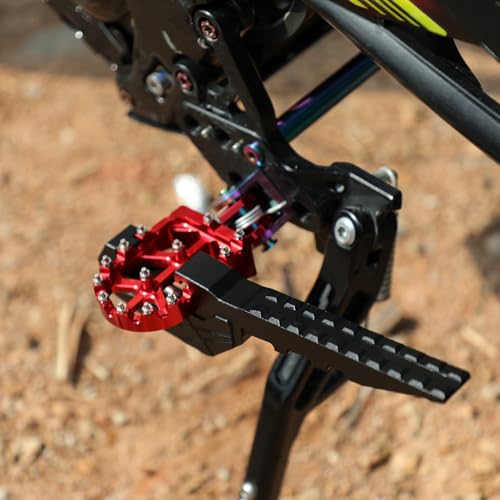 USTPO Motorcycle Passenger Foot Pegs Extender Footpegs CNC Universal for KLX CRF TTR PW DRZ KX KLR MX SSR E-Bike 50-450cc Dirt Pit Bike - Image 3