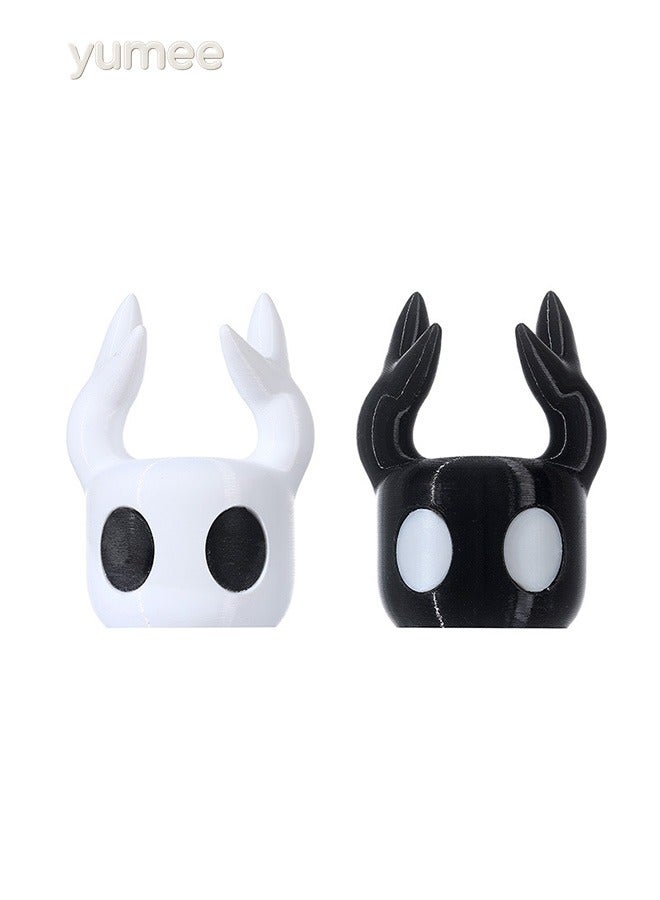 yumee 3D Printed Controller Stand with Hollow Anime Figure – Minimalist White Gaming Holder, 12CM PVC Decor Statue  - Image 5