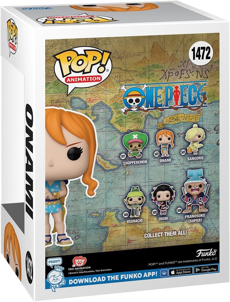 Funko فنكو بوب! أنيميشن: ون بيس - نامي - أونامي (وانو) - ون بيس - تمثال فينيل قابل للجمع - فكرة هدية - منتجات رسمية - ألعاب للأطفال والبالغين - Image 3