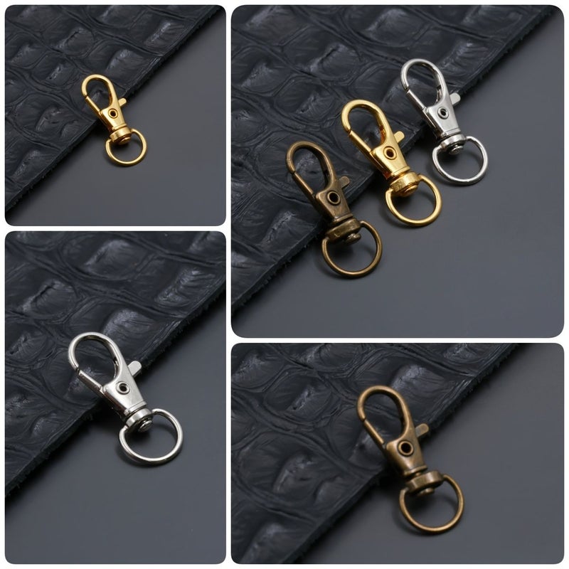 Bronze 15pcs Zinc Alloy Swivel Lobster Clasp Keychain for Craft - Image 3