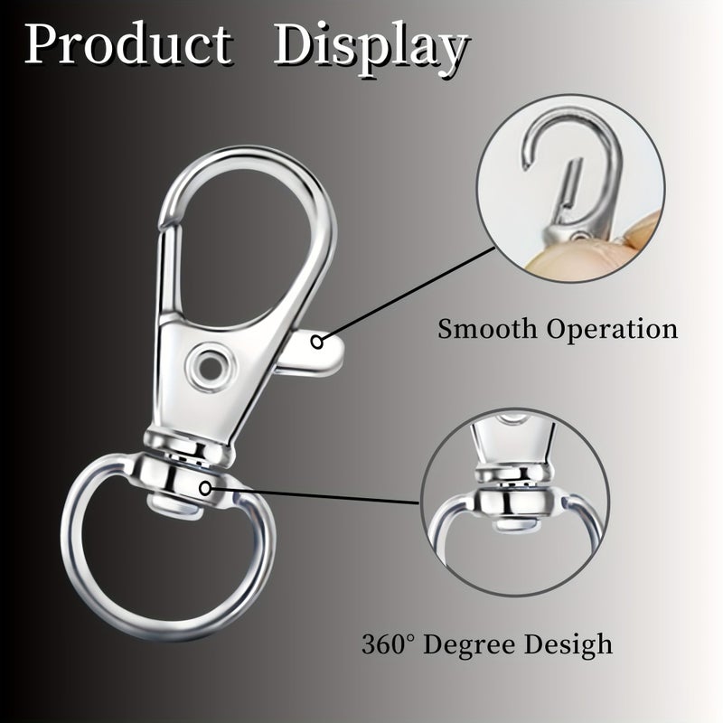 Bronze 15pcs Zinc Alloy Swivel Lobster Clasp Keychain for Craft - Image 5