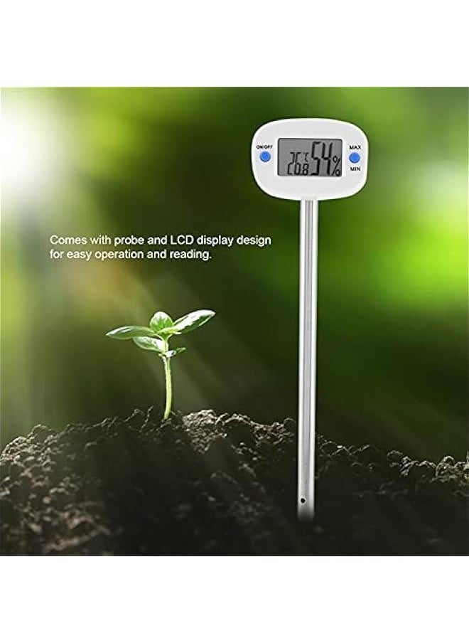 Generic TA290 Digital 2in1 Soil Hygrometer Mois ture, Sensor Plant Water Meter LCD Display Temperature Humidity, Lawn Portable Outdoor Indoor Testing Tool with Probe for Gardening Farming  - Image 2