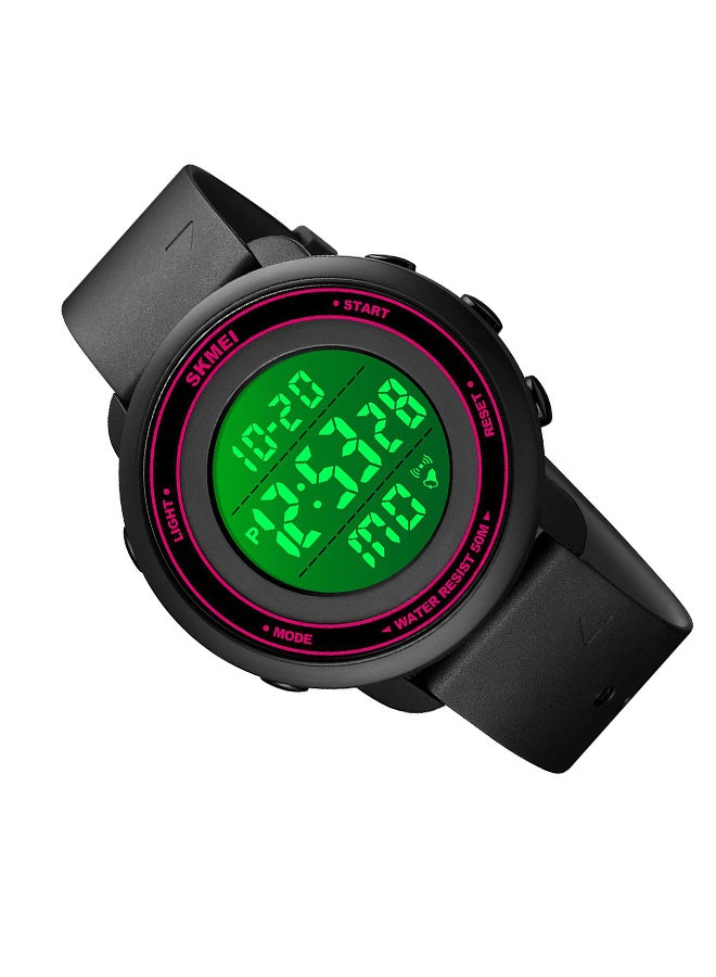 Men's Multifunction Count Down Chrono Sport  LED Light Display 10Bar Waterproof Digital WristWatch 6371RSWT - Image 5