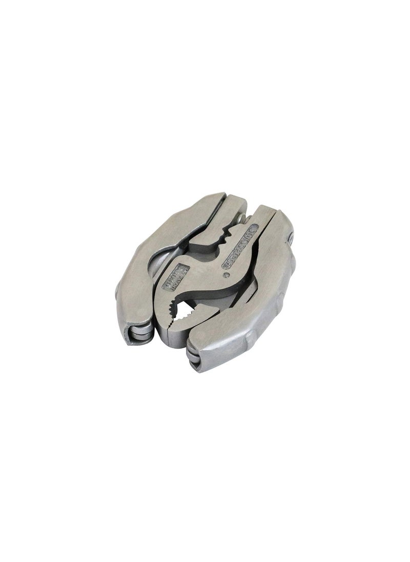 SWISS+TECH SWISS+TECH ST50016 Polished Stainless Steel 9-in-1 Micro Pocket Multitool with Screwdrivers, Pliers (Single Pack)  - Image 2