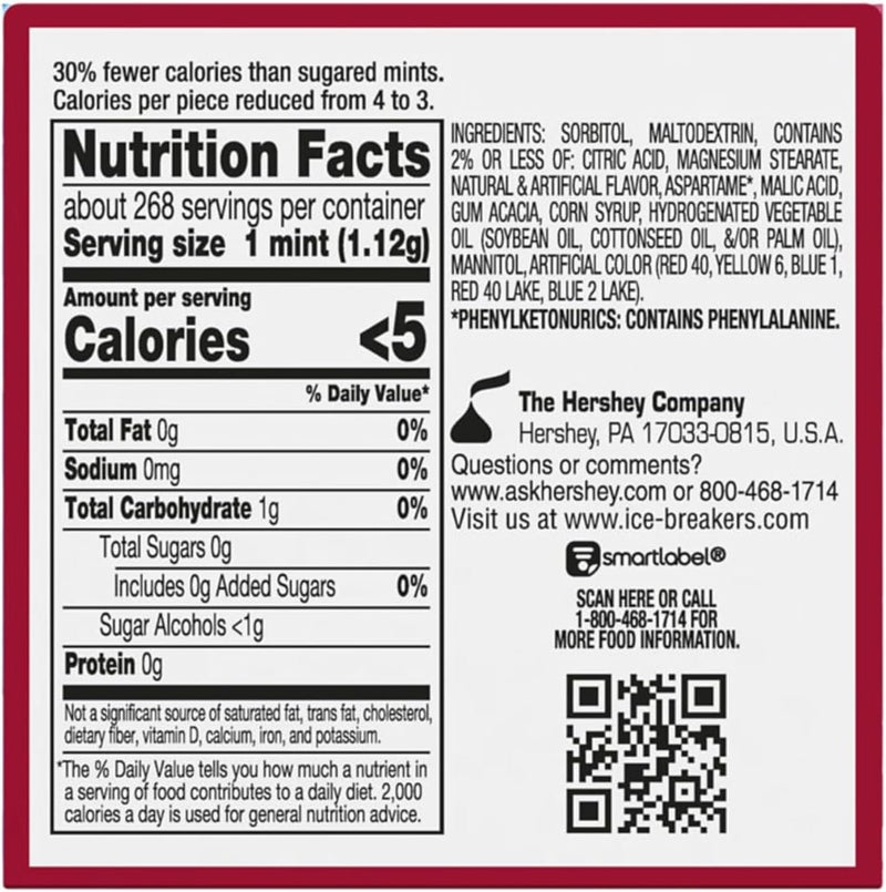 Ice breakers أقراص آيس بريكرز ديو بنكهة الكرز خالية من السكر - Image 2