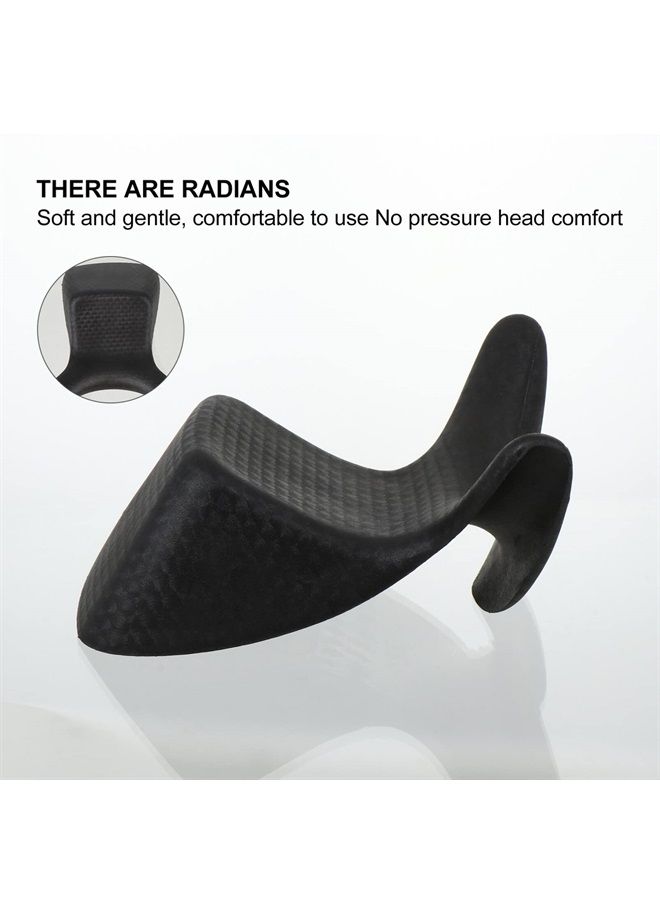 Beaupretty Neck Rest Cushion Shampoo Bowl Neck Rest Bath Pillow Hair Salon Head Pillow Universal Fits Any Bowl For Salon Hair Hairdressing Washing Sink Basin Black