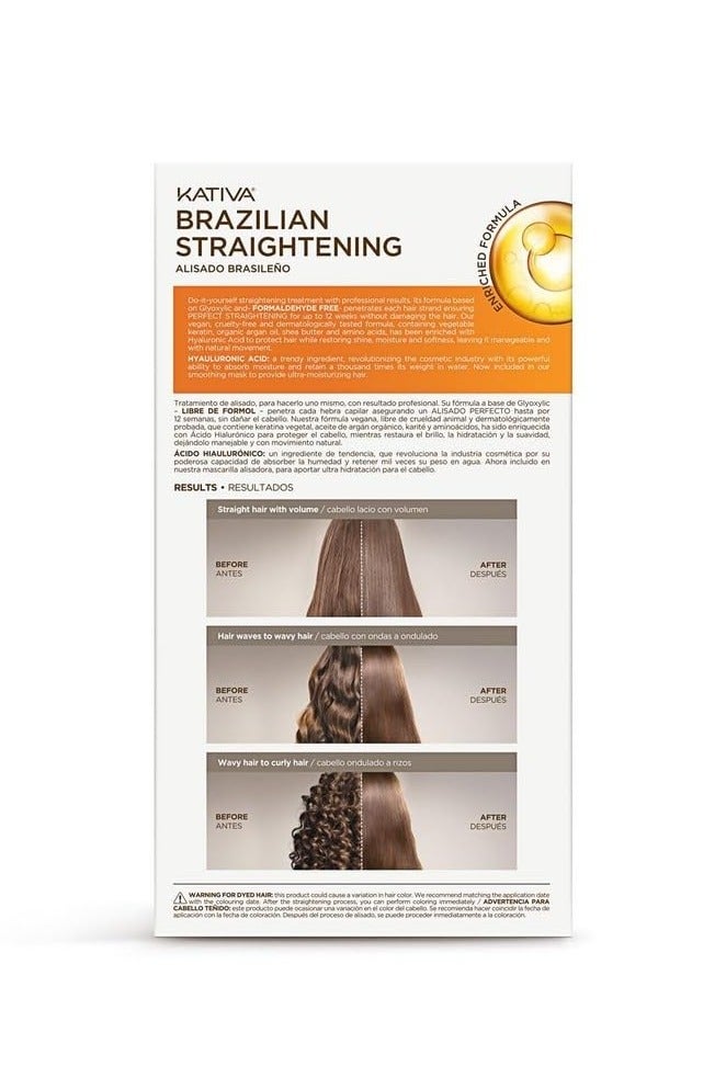 Kativa Keratin And Argan Oil Brazilian Straightening Kit Pack1 - Image 5