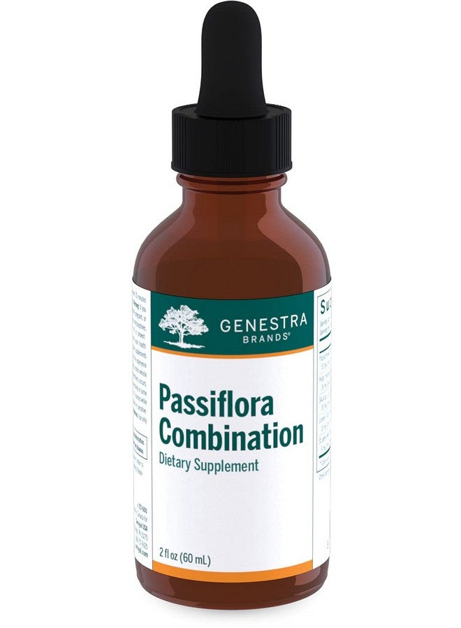 Genestra Brands تركيبة باسيفلورا زهرة العاطفة القفزات غطاء الجمجمة خشب الباس الأمريكي وعشب سانت جون 2 أونصة سائلة - Image 1
