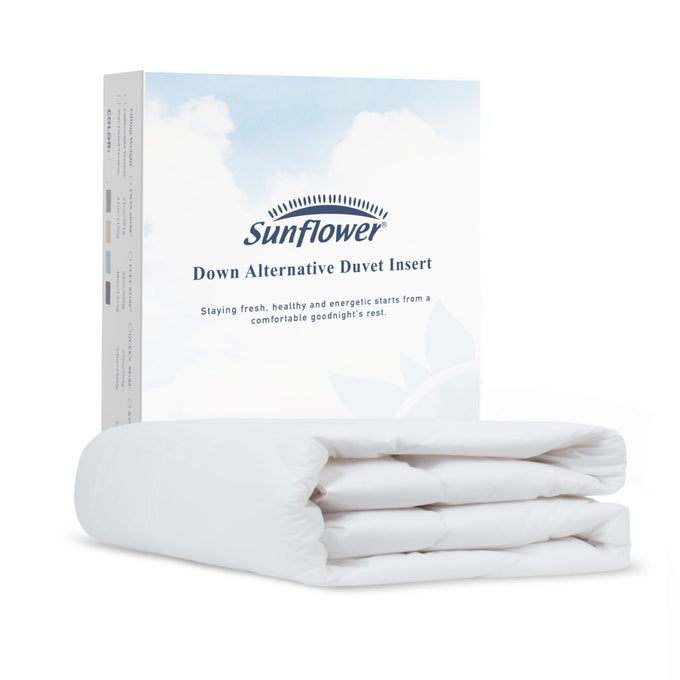 COMFORTER QUEEN SIZE WHITE DOWN ALTERNATIVE FILLING 100 COTTON SHELL LIGHTWEIGHT BEDDING QUEEN COMFORTER BLANKET FOR SUMMER WITH CORNER TABS SOFT BREATHABLE MACHINE WASHABLE