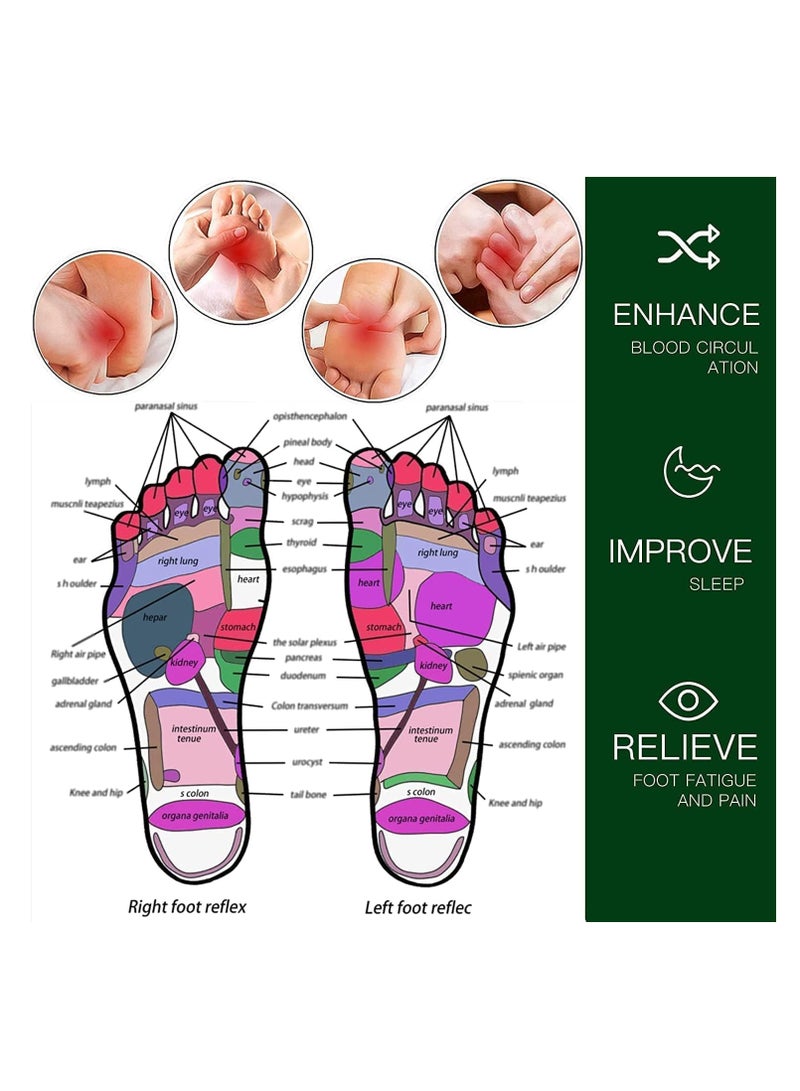 Premify Dual Foot Massager Roller with No-Slip Design, Wooden Massage Pied Foot Massager for Plantar Fasciitis Pain Relief Heal Spur, Deep Tissue Acupressure Feet & Heel Massager  - Image 3