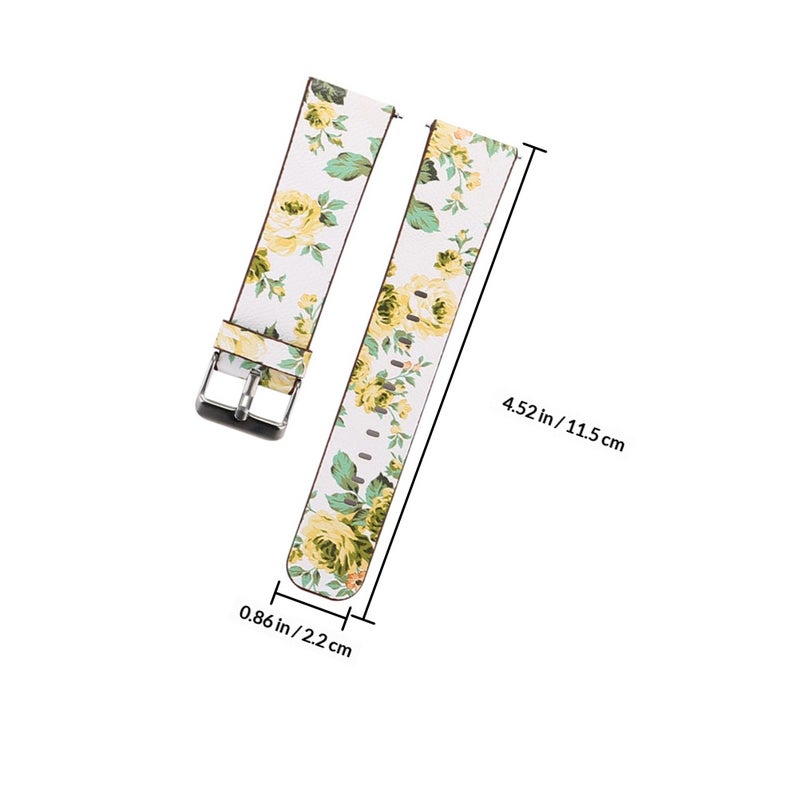 watch Strap Ethnic Style Small Floral Strap Compatible for Fitbit - Image 2