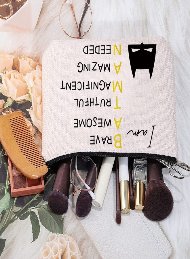 MEIKIUP Bat Movie Inspired Gifts for Fan Bat Character Makeup Cosmetic Bag Bat Lover Gift for Women (Bat Character Bag) - Image 5