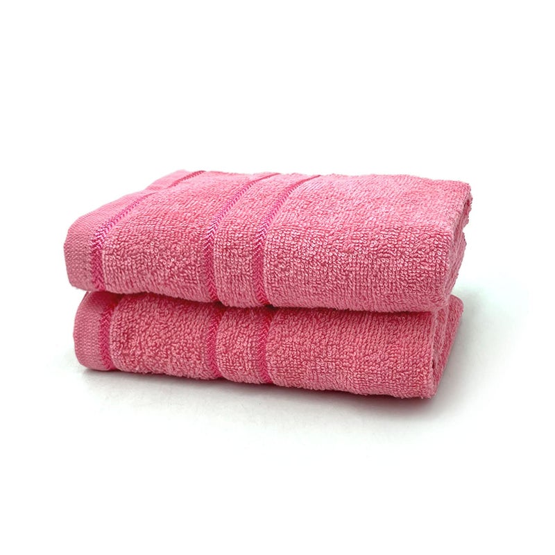 Sassoon Sandy 100% Cotton 2 Piece Hand Towel Set, 380 GSM - Blossom - Image 2