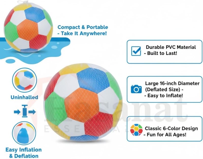 Hasanat Essentials Juniors Play Ball - Soft Lightweight Sports Ball - Image 4