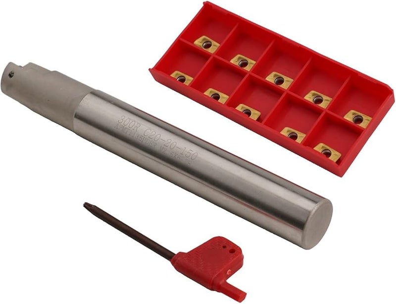 BAP 300R C20 20 150 مجموعة قاطعة طحن قابلة للفهرسة مع 10 قطع كربيد APMT1135PDER 20 مم عمود - Image 2