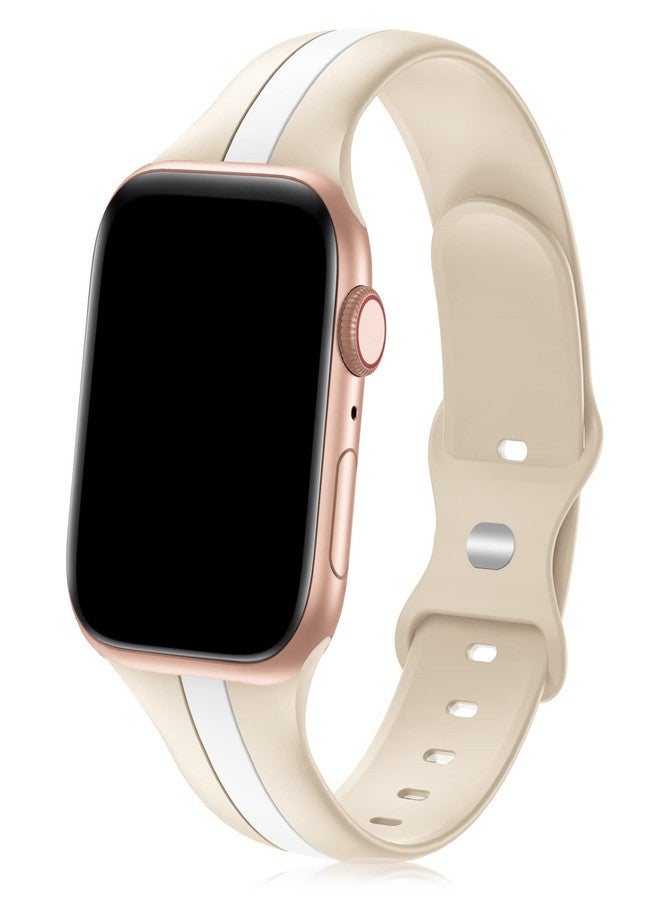 Seizehe Designer Sport Band Compatible with Apple Watch iWatch Bands 38mm 40mm 41mm 42mm 44mm 45mm 49mm Men Women, Soft Silicone Strap Wristbands for Apple Watch Series 9/8/7/6/5/4/3/2/1/SE/Ultra - Image 1