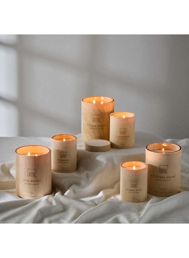 إيدين جرة شمعة خشبية من خشب الأرز 198 غ - Image 4