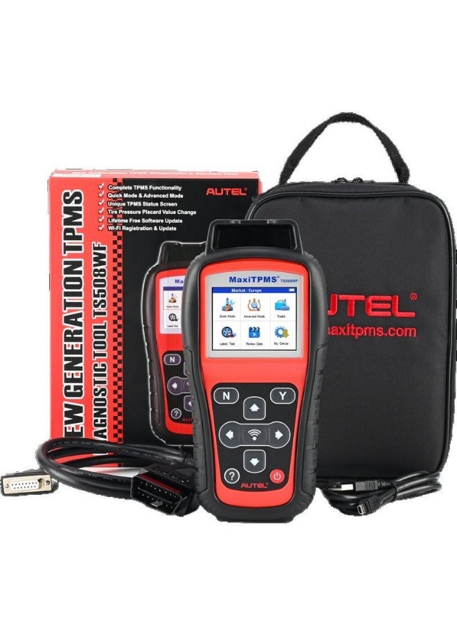 أوتل أداة Autel MaxiTPMS TS508WF لإعادة تعلم نظام مراقبة ضغط الإطارات (TPMS)، إصدار مطور من TS508 / TS408، تدعم تفعيل وإعادة تعلم جميع الحساسات، وبرمجة حساسات Autel، وإعادة ضبط وتشخيص TPMS، وقراءة ومسح أكواد الأعطال، مع تحديثات مجانية مدى الحياة - Image 1