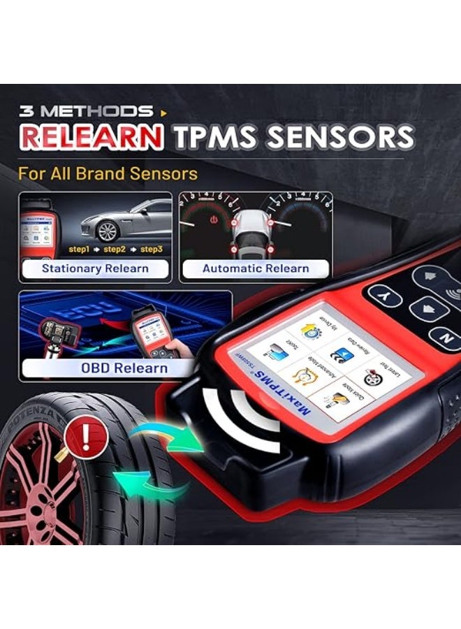 أوتل أداة Autel MaxiTPMS TS508WF لإعادة تعلم نظام مراقبة ضغط الإطارات (TPMS)، إصدار مطور من TS508 / TS408، تدعم تفعيل وإعادة تعلم جميع الحساسات، وبرمجة حساسات Autel، وإعادة ضبط وتشخيص TPMS، وقراءة ومسح أكواد الأعطال، مع تحديثات مجانية مدى الحياة - Image 5