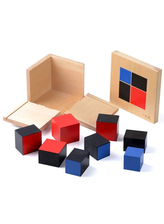 Kghios Montessori Binomial Cube,Montessori Math Toys Sensorial Materials for Toddlers,Kids - Image 1