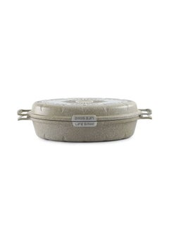 Life Smile Double Fish Frying Pan With lid, Multi Layer Non-Stick Granite Coating , 100% PFOA FREE, Oven Safe  - Image 3