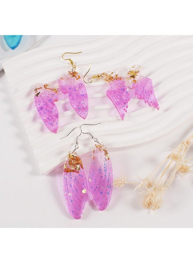 MaehSab 4 Pcs Butterfly Fairy Wings Earring Resin Molds, Resin Butterfly Wings Epoxy Casting Silicone Molds For Earrings, Necklace Pendants, Jewelry, Diy Pendant Keychain - Image 5