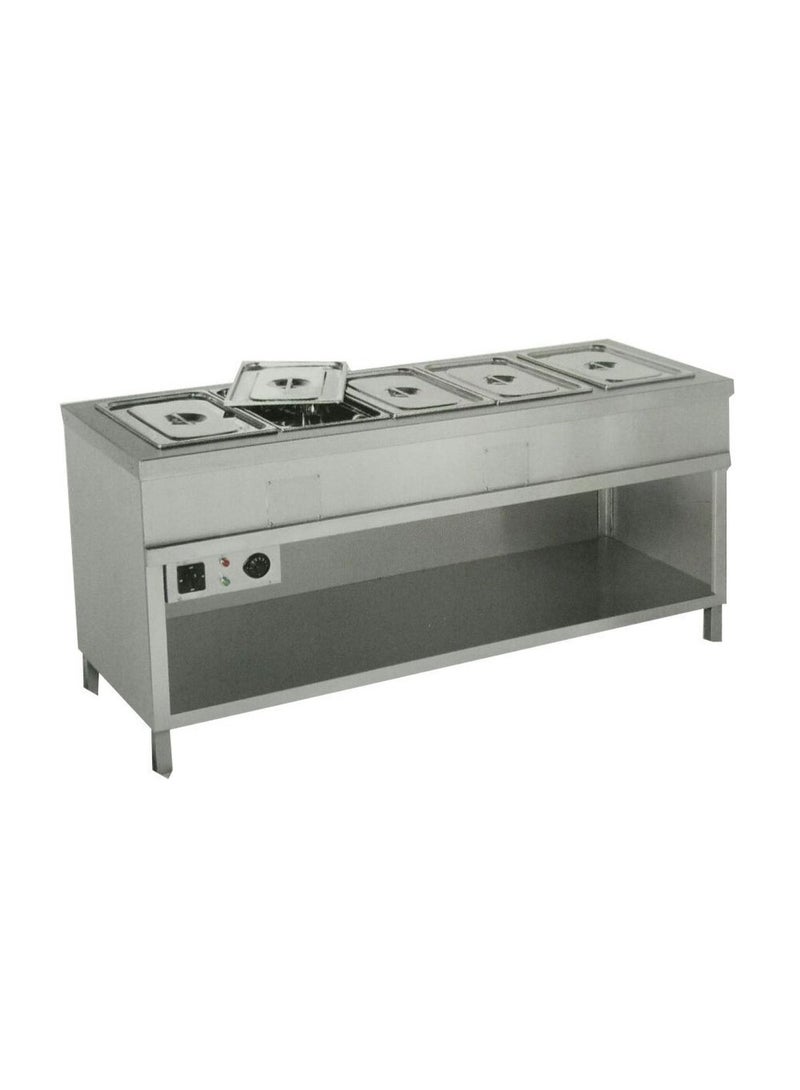 AL KHAYAM Stainless Steel Bain Marie with Nutral Counter, - Image 1