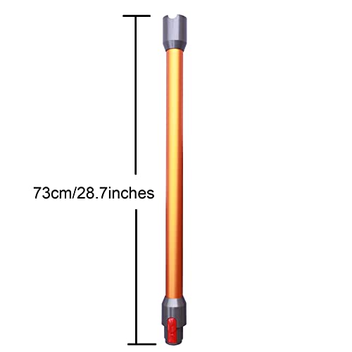 LRFDRESS Quick Release Wand Tube Replacement Compatible With Dyson V15 V11 V10 V8 V7 Vacuum cleaner Parts, Extension Vacuum Replacement accessories, 28.4 In (Orange) - Image 4