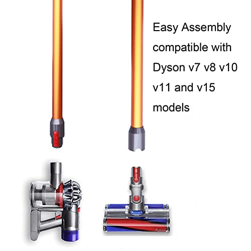 LRFDRESS Quick Release Wand Tube Replacement Compatible With Dyson V15 V11 V10 V8 V7 Vacuum cleaner Parts, Extension Vacuum Replacement accessories, 28.4 In (Orange) - Image 2