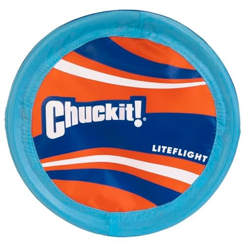 Chuckit Lite Flight Dog Fetch Toy Large 10 Inch Diameter - Image 1