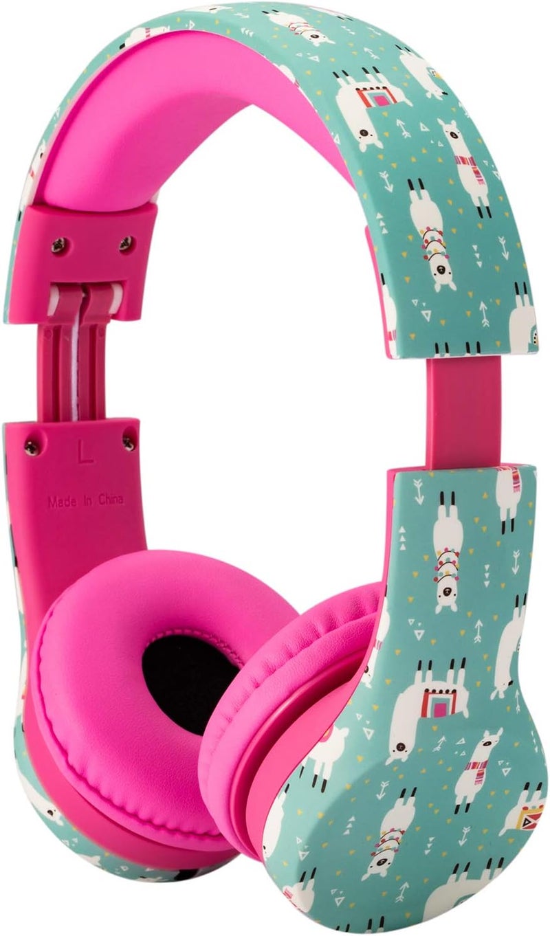 Snug Play+ Kids Headphones with Volume Limiting for Toddlers (Boys/Girls) - Llamas - Image 2