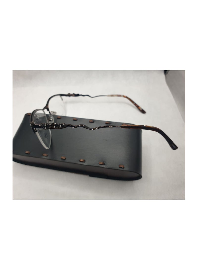 نظارة طبية نص إطار 30537 B138 - عين قطة - للنساء - Image 3