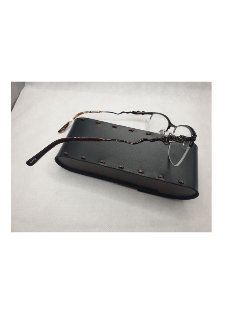 نظارة طبية نص إطار 30537 B138 - عين قطة - للنساء - Image 2